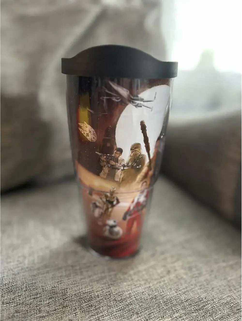 Tervis Star Wars The Force Awakens Collage Black Lid 24 OZ Insulated Tumbler